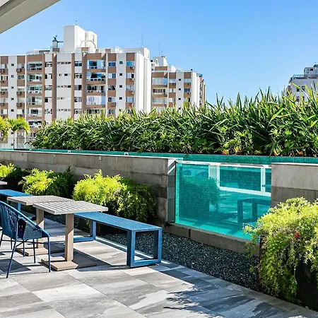 Apartamento moderno em condomínio com infraestrutura de clube CA14I Florianópolis Exterior foto